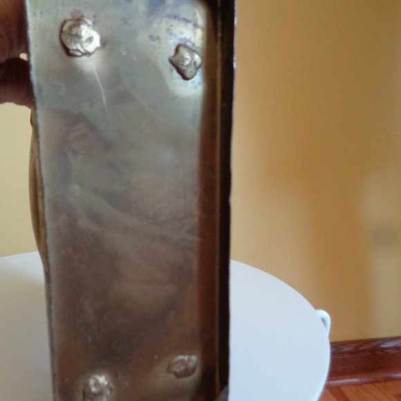 Vintage large standing elephant stature figurine trunk up for luck! - Picture 7 of 9